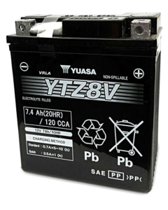 Yuasa YTZ8V 12V AGM -batteri for motorsykkel