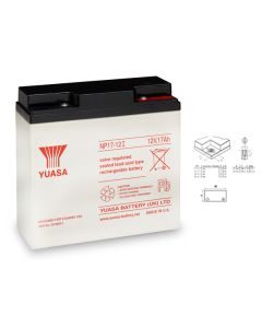 Yuasa NP17-12 - 12V - 17ah (M5)