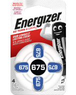 Energizer Hearing Aid 675-batterier (pakke med 4)