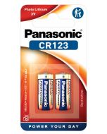 Panasonic - CR -123A / CR123 - 2 PC -er. Blemmer