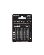 Panasonic Eneloop Pro AA Oppladbare batterier 4 stk. BK-3HCDE/4BE
