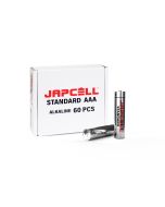 Japcell AAA / LR03 Standard alkaliske batterier - pakke med 60 stk.