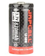 Japcell JC123R - CR123 Oppladbart 3,7V Li-ion-batteri 820mAh