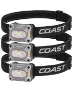 3 stk. Coast FLX15R hodelykt, 1000 lumen