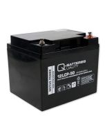 Q-Batteries 12LCP-50 12V 50AH Deep Cycle AGM Battery (forbruksbatteri)