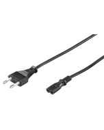 Strømledning - svart, 1,8 m (8 -numbers)